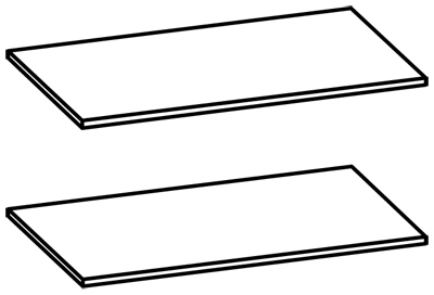 ГАРУН Полка для арт. 103  (2 шт.)   П103 (к Арт. 103)