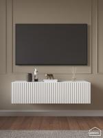 Тумба подвесная под телевизор Lines MTV4-MA 300х1150х315 Белый-М 10.1.2