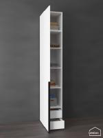 Шкаф с антресолью Linnea MHR-1A-4 2450х400х510 Белый-М 11.1.1