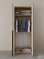 Шкаф Linnea MHR-2-1 2050х800х510 дв-М 11.1.25