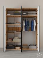 Шкаф Linnea MHR-4-1 2050х1600х510 дв-М 11.1.25
