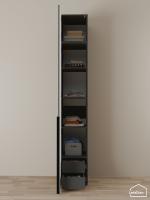 Шкаф с антресолью Linnea MHR-1A-4 2450х400х510 графит-М 11.1.25