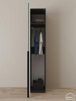 Шкаф Linnea MHR-1-1 2050х400х510 графит-М 11.1.25