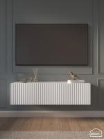 Тумба подвесная под телевизор Lines MTV4-MA 300х1150х315 Белый-М 10.1.1