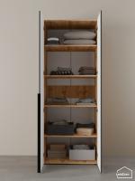 Шкаф Linnea MHR-2-2 2050х800х510 дв-М 11.1.25
