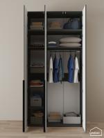 Шкаф с антресолью Linnea MHR-3A-1 2450х1200х510 графит-М 11.1.25
