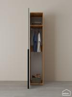 Шкаф Linnea MHR-1-1 2050х400х510 дв-М 11.1.25