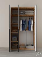 Шкаф Linnea MHR-3-1 2050х1200х510 дв-М 11.1.25