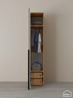 Шкаф Linnea MHR-1-3 2050х400х510 дв-М 11.1.25