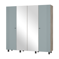 Шкаф 4-х створчатый "Олива" ШК-13 Дуб каньон/MF11