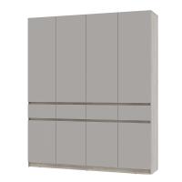 Шкаф 4-х створчатый "Багира" ШК-13 Дуб смоки/Кашемир