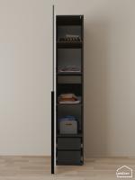 Шкаф Linnea MHR-1-4 2050х400х510 графит-М 11.1.25