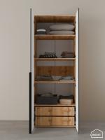 Шкаф Linnea MHR-2-4 2050х800х510 дв-М 11.1.25