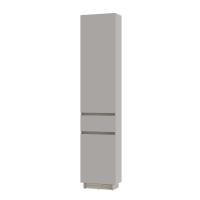 Шкаф стеллаж "Багира" ШК-16 Дуб смоки/Кашемир