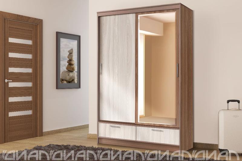 Купе арт. 008 1,15м Ясень шимо светлый/Ясень шимо темный ЛДСП (590)