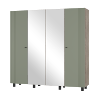 Шкаф 4-х створчатый "Олива" ШК-13 Дуб каньон/MF12