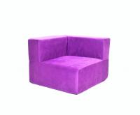 Тетрис-мини кресло угловое-модуль Фиолетовый