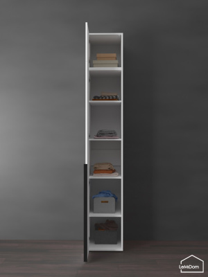 Шкаф с антресолью Linnea MHR-1A-2 2450х400х510 Белый-М 11.1.1