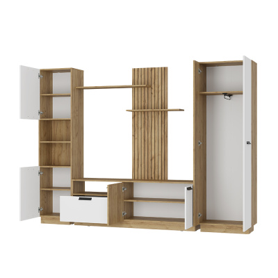 Гостиная "Мишель тип 2" ГС-01 крафт/белый