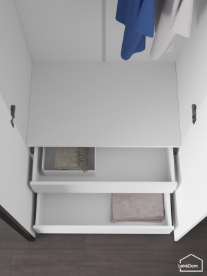 Шкаф с антресолью Linnea MHR-3A-2 2450х1200х510 Белый-М 11.1.1
