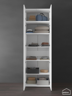 Шкаф с антресолью Linnea MHR-2POA-2 2450х800х510 Белый-М 11.1.1