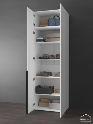 Шкаф с антресолью Linnea MHR-2A-2 2450х800х510 Белый-М 11.1.1