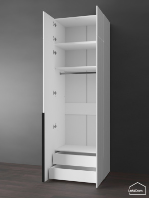 Шкаф с антресолью Linnea MHR-2A-3 2450х800х510 Белый-М 11.1.1