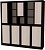 ГАРУН Шкаф-кровать 90*200см  в сложенном виде (2141х490, h2216 мм)  в разложенном виде (2141х1150, h2216 мм) К03