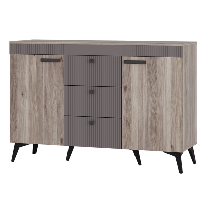 Комод "Кассандра" КМ-12 Дуб Смоки/MF14