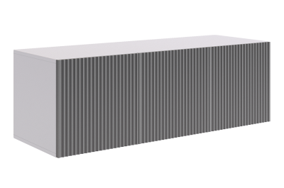 Комплект детской мебели "Зефир К6" белое дерево/серый (эмаль)/графит (велюр)