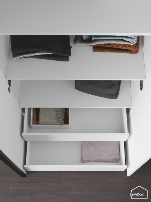 Шкаф с антресолью Linnea MHR-2A-4 2450х800х510 Белый-М 11.1.1