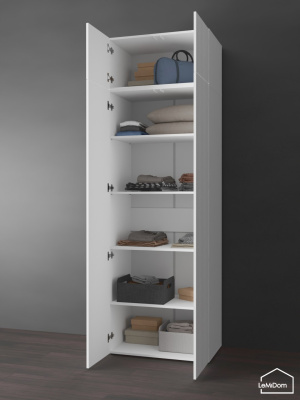 Шкаф с антресолью Linnea MHR-2POA-2 2450х800х510 Белый-М 11.1.1