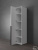 Шкаф Linnea MHR-1-2 2050х400х510 Белый-М 11.1.1