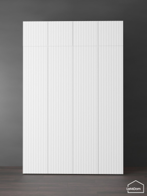 Шкаф с антресолью Linnea MHR-4POA-2 2450х1600х510 Белый-М 11.1.1