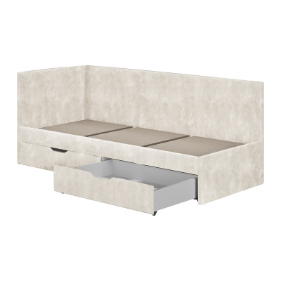 Кровать односпальная "Лео" КР-49 Белый/Мокко