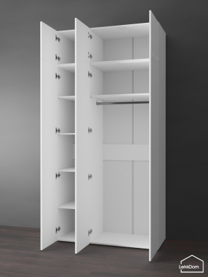 Шкаф с антресолью Linnea MHR-3POA-1 2450х1200х510 Белый-М 11.1.1