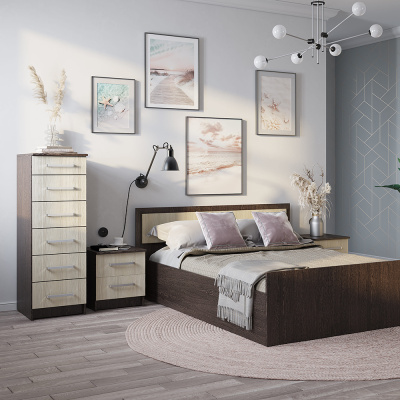 "Фиеста" комод 400 венге/лоредо