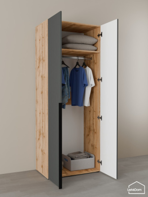 Шкаф Linnea MHR-2-1 2050х800х510 дв-М 11.1.25