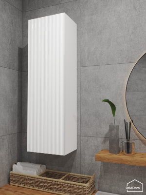 Шкаф навесной для ванной комнаты и туалета MH5-MA 960х300х217 Белый-М 10.1.2