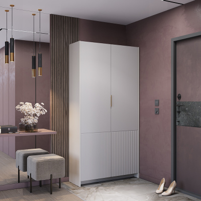 Шкаф 2-х створчатый "Пандора" ШК-01 Кашемир/MF03