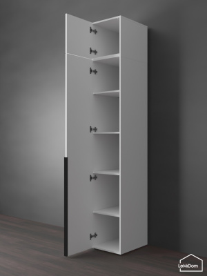 Шкаф с антресолью Linnea MHR-1A-2 2450х400х510 Белый-М 11.1.1