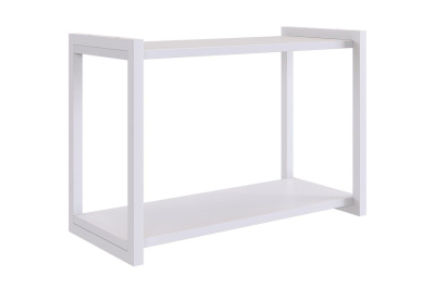 Комплект детской мебели "Зефир К1" (2700х580х2300), (2700х580х2300) белое дерево/белый муар/пудра розовая (эмаль)