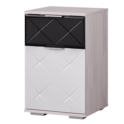 "Кимберли" ТБ-02 ясень белый/белый глянец