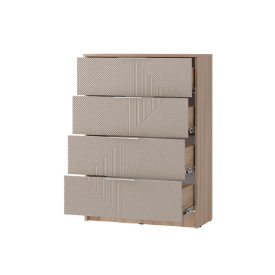 Комод "Эмилия" КМ-02 Дуб смоки/Айриш (MF03)