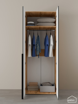 Шкаф Linnea MHR-2-1 2050х800х510 дв-М 11.1.25