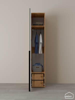 Шкаф Linnea MHR-1-3 2050х400х510 дв-М 11.1.25