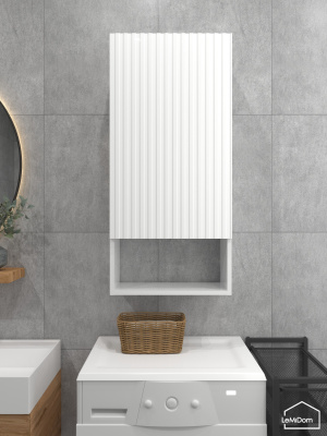 Шкаф навесной для ванной комнаты и туалета MH24-MA 960х450х217 Белый-М 10.1.1