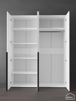 Шкаф Linnea MHR-4-1 2050х1600х510 Белый-М 11.1.1