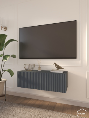 Тумба подвесная под телевизор Lines MTV3-MA 300х900х315 Графит-М 10.1.25