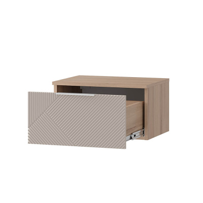 Тумба прикроватная "Эмилия" ТБ-11 Дуб смоки/Айриш (MF03)